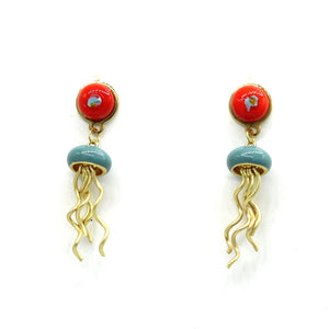 Boucles d'oreilles Coeur de mer