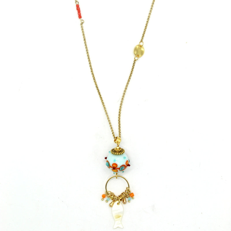 Collier Aqua Coral