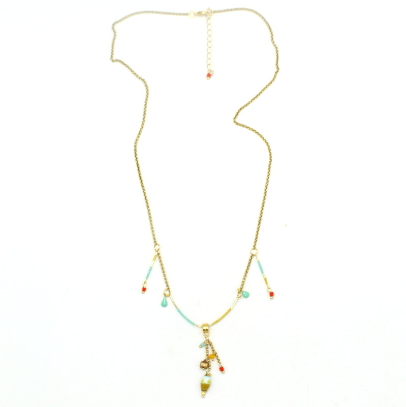 Collier Aqua Coral